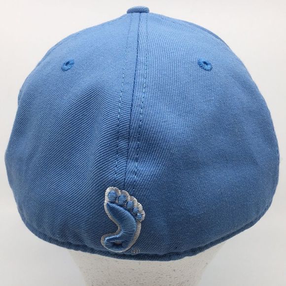 UNC North Carolina Tarheels New Era Fitted Hat Baseball Cap 7 3/8. Map detail. - Picture 6 of 16